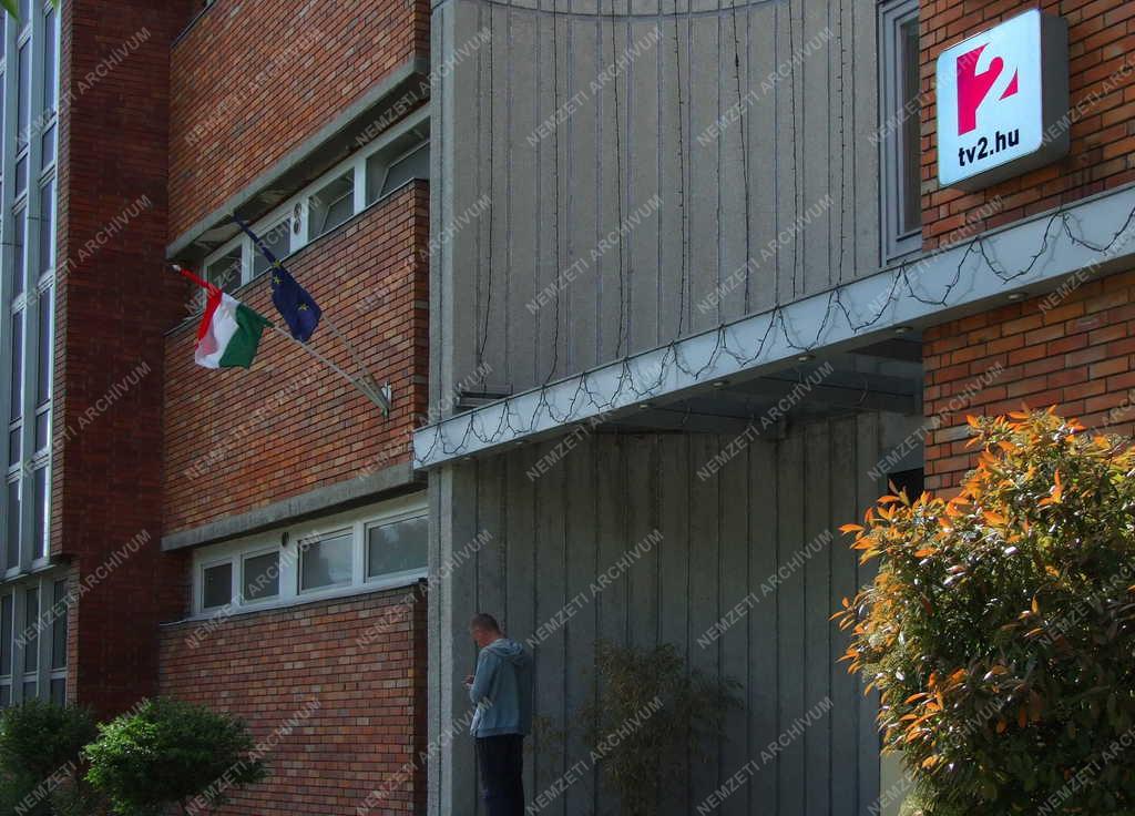 Budapest - A TV2 televízió épülete Zuglóban