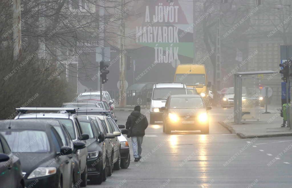 Időjárás - Budapest - Ködös, párás időjárás a fővárosban