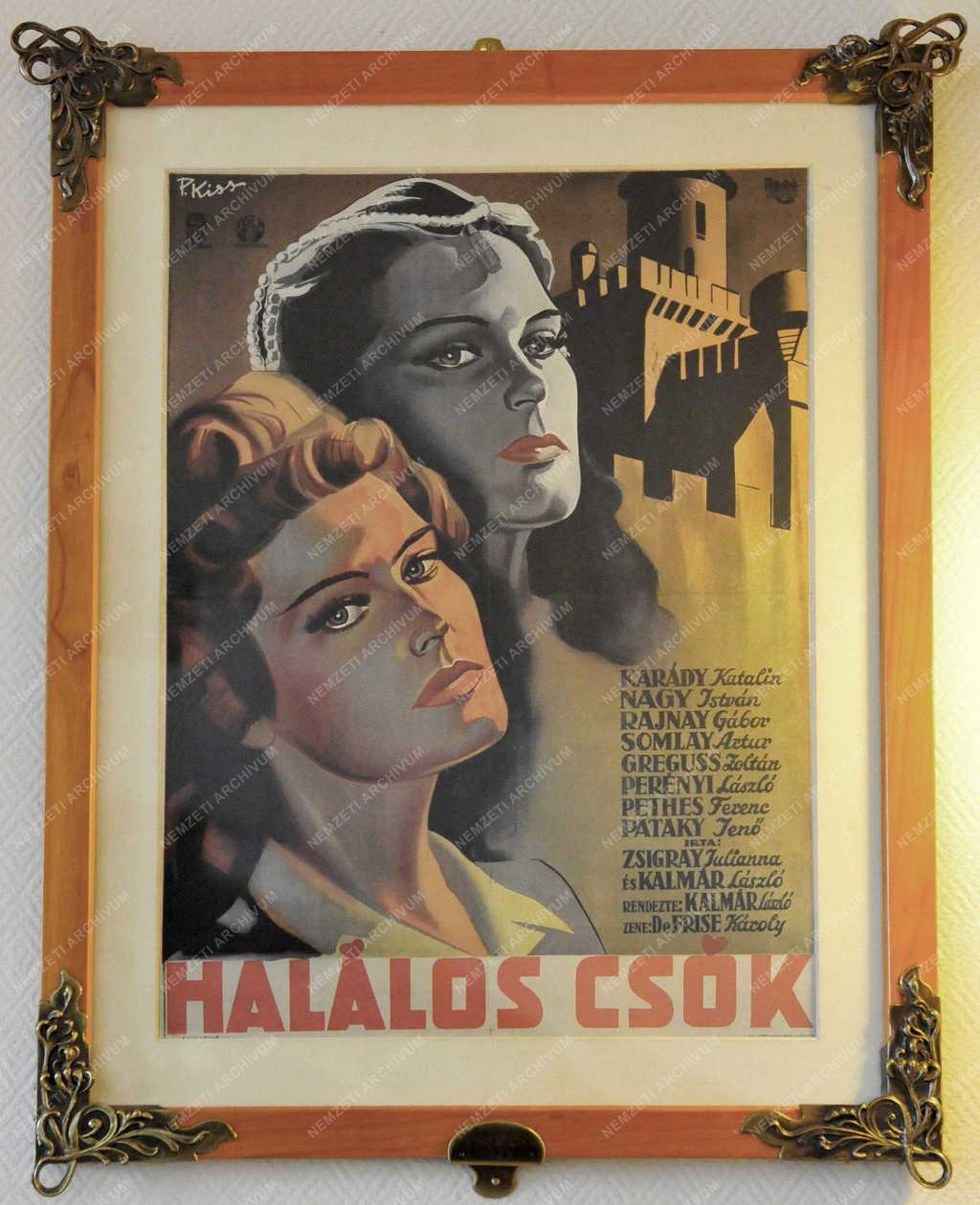 Tárgy - Budapest - Karády Katalin filmjének plakátja