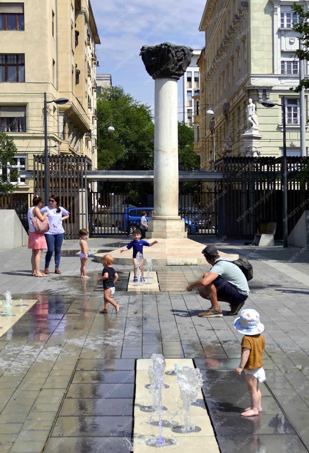 Időjárás - Budapest - Frissítő fővárosi szökőkút