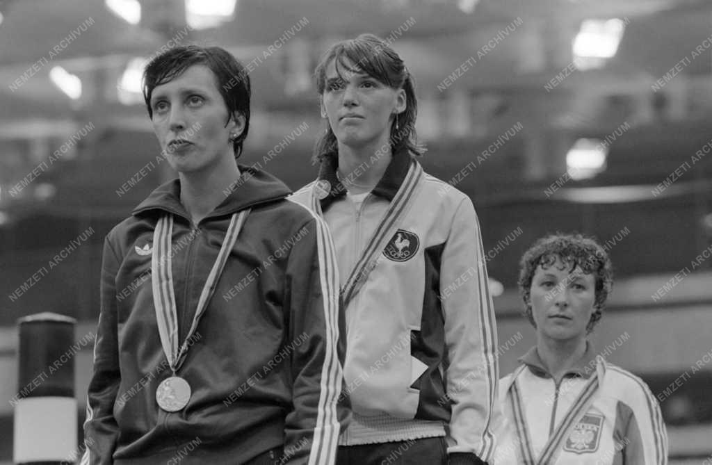 Sport - Moszkvai olimpia - Női tőrvívás - Maros Magda