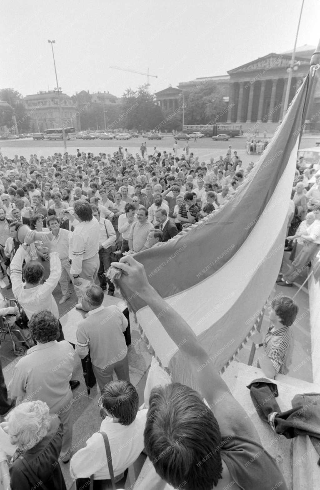 Külkapcsolat - Tüntetés a romániai falvak felszámolása ellen