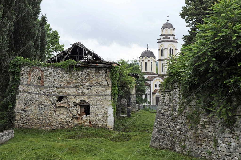 Táj, város - Banja Luka - Várrészlet