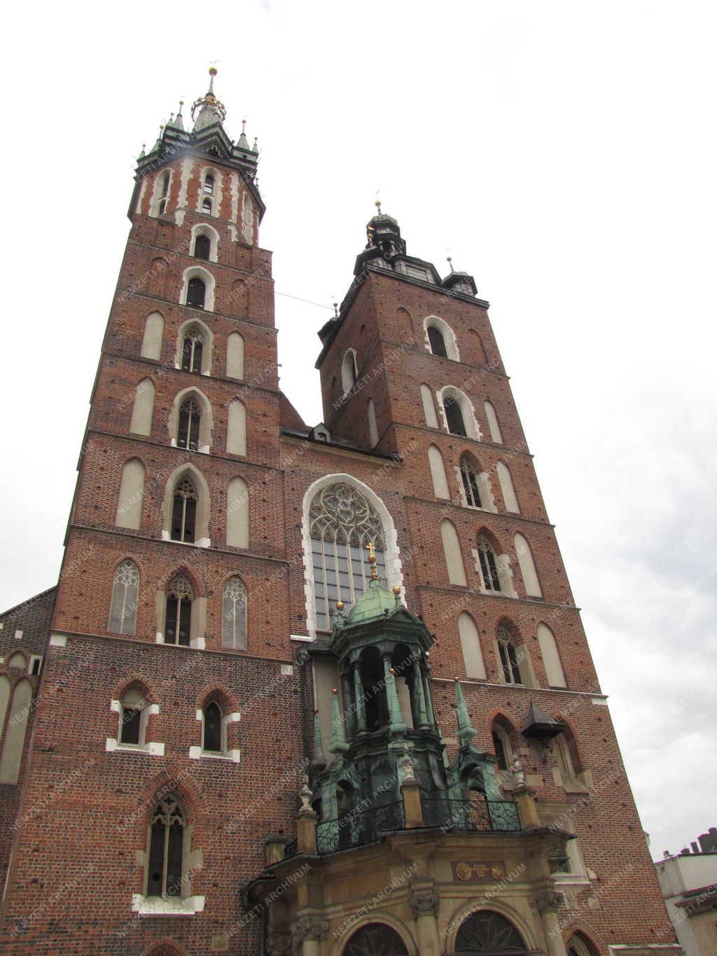 Krakkó - A Mária-templom épülete