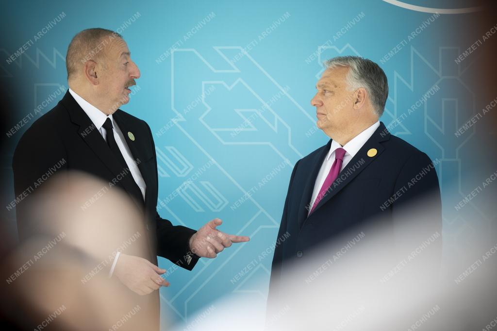 Orbán Viktor a Türk Államok Szervezetének csúcstalálkozóján Azerbajdzsánban