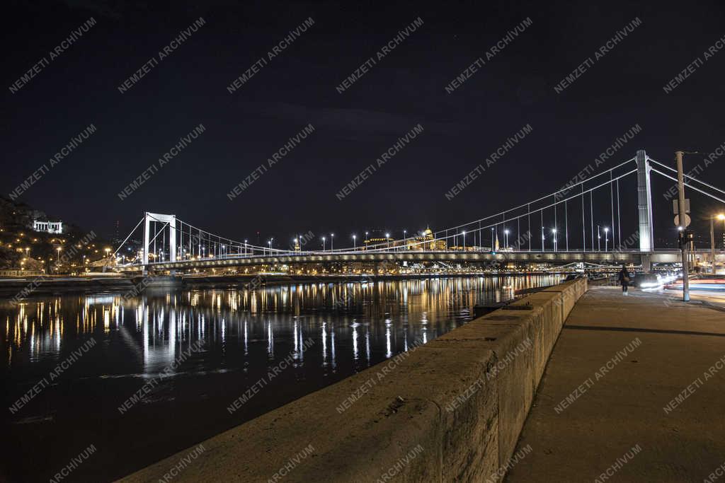 Esti városkép - Budapest - Erzsébet híd