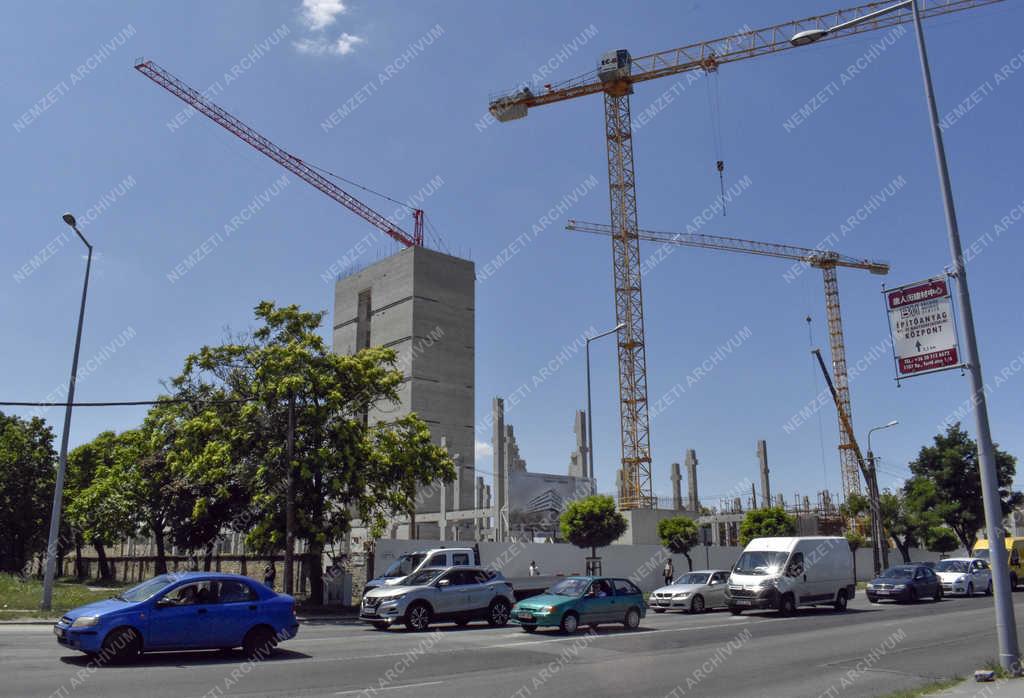 Építőipar - Budapest - Bosch Budapest Fejlesztési Központ építése