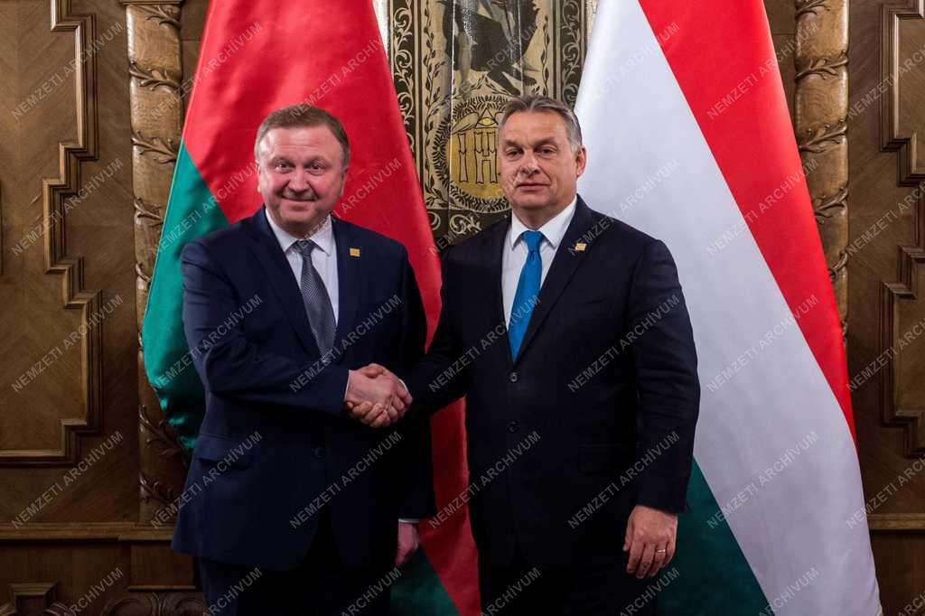 Orbán Viktor a fehérorosz miniszterelnökkel tárgyalt