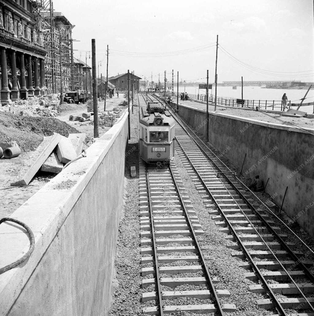 Városkép - A Dimitrov téri új villamosvonal