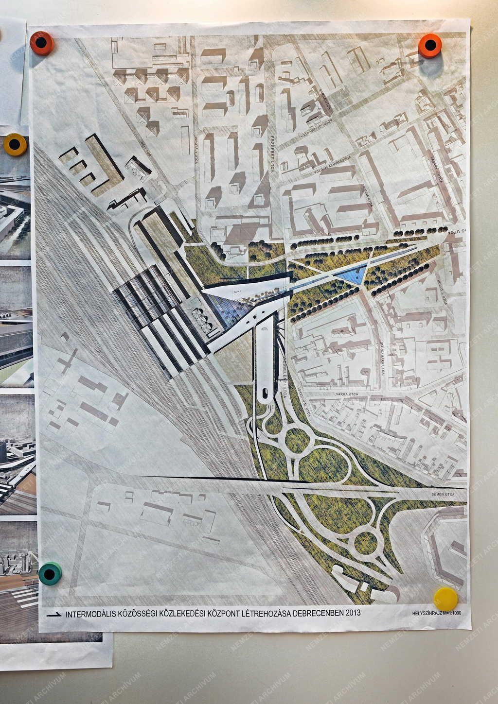 Közlekedés - Debrecen - Intermodális közlekedési központ