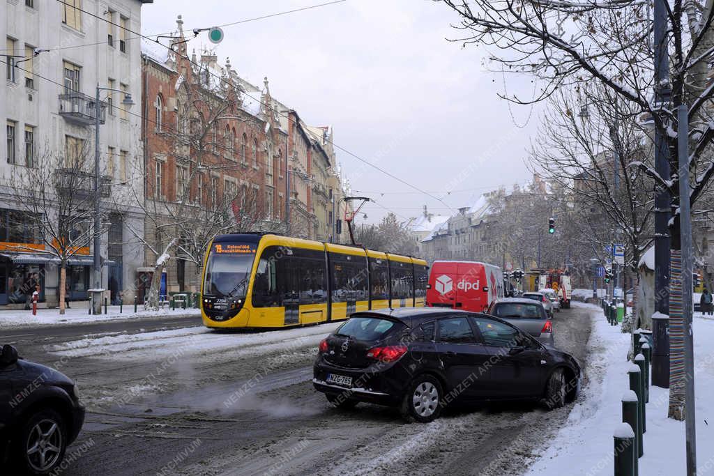 Városkép - Budapest - Havazás után