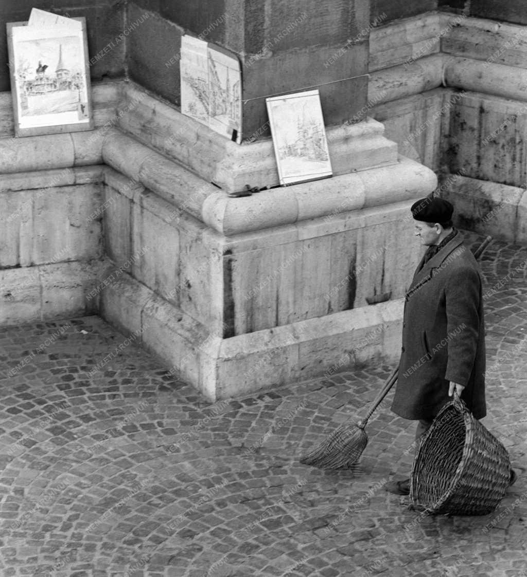 Budapesti képek - Utcaseprő