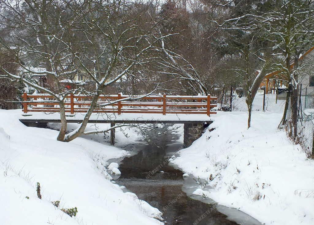 Városkép - Zebegény - Új gyalogos híd