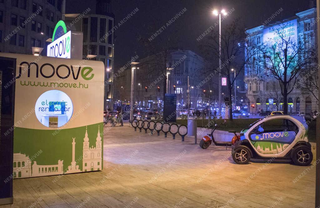 Közlekedés - Budapest - Moove kölcsönző