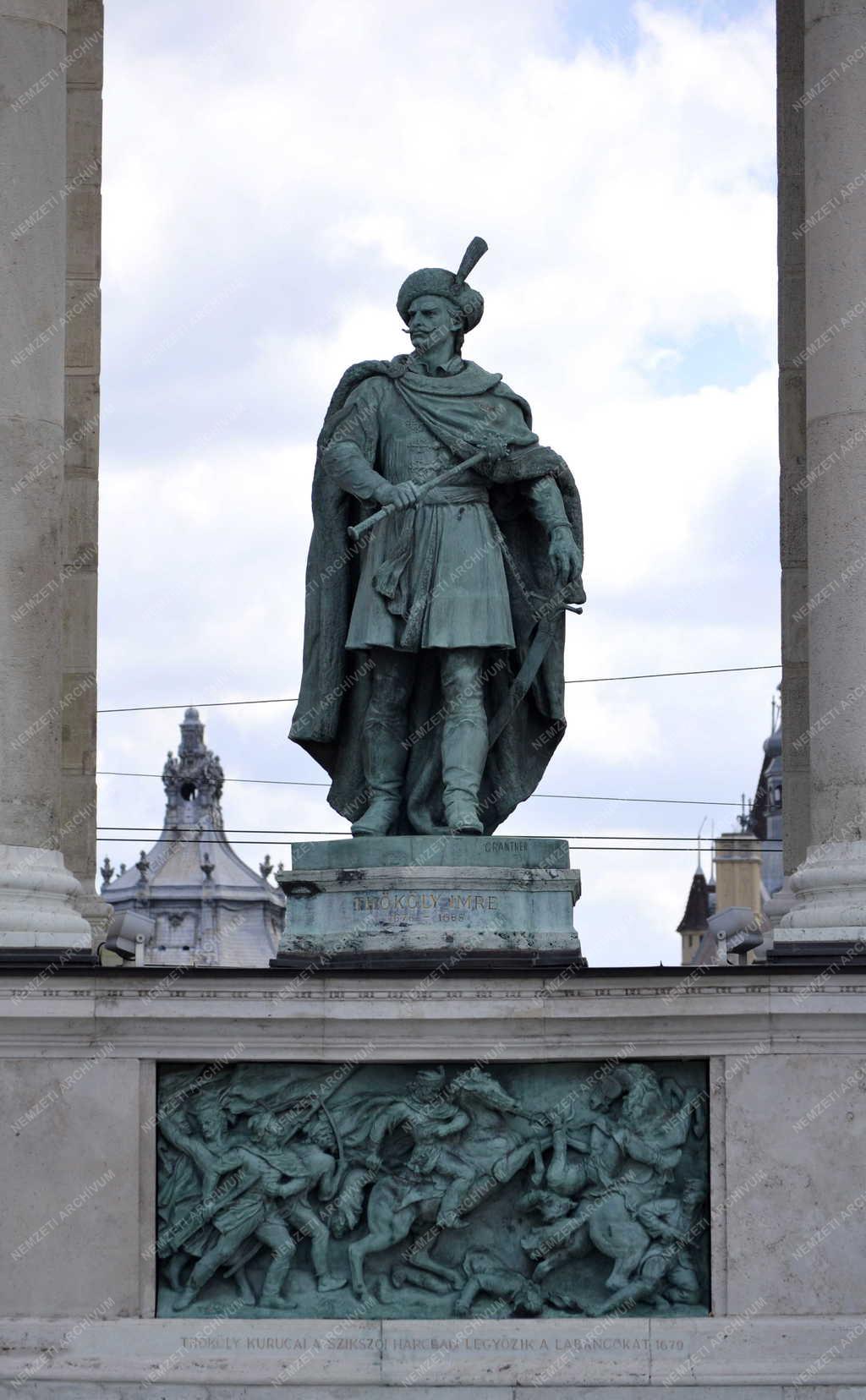 Műalkotás - Thököly Imre szobra