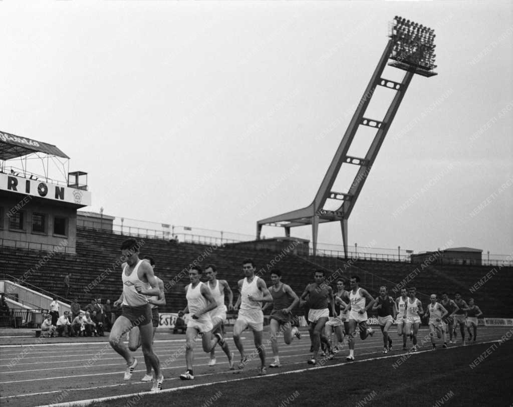 Sport - Atlétikai verseny a Népstadionban