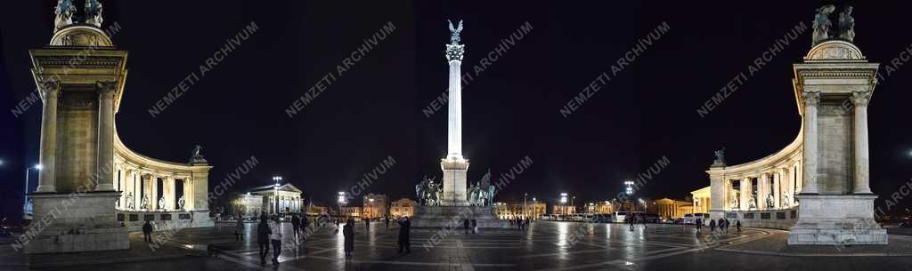 Városkép - Budapest - Hősök tere 