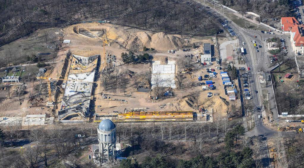 Légi fotó - Debrecen - Az épülő Nagyerdei Strand