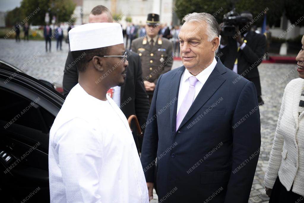 Orbán Viktor fogadta Csád elnökét