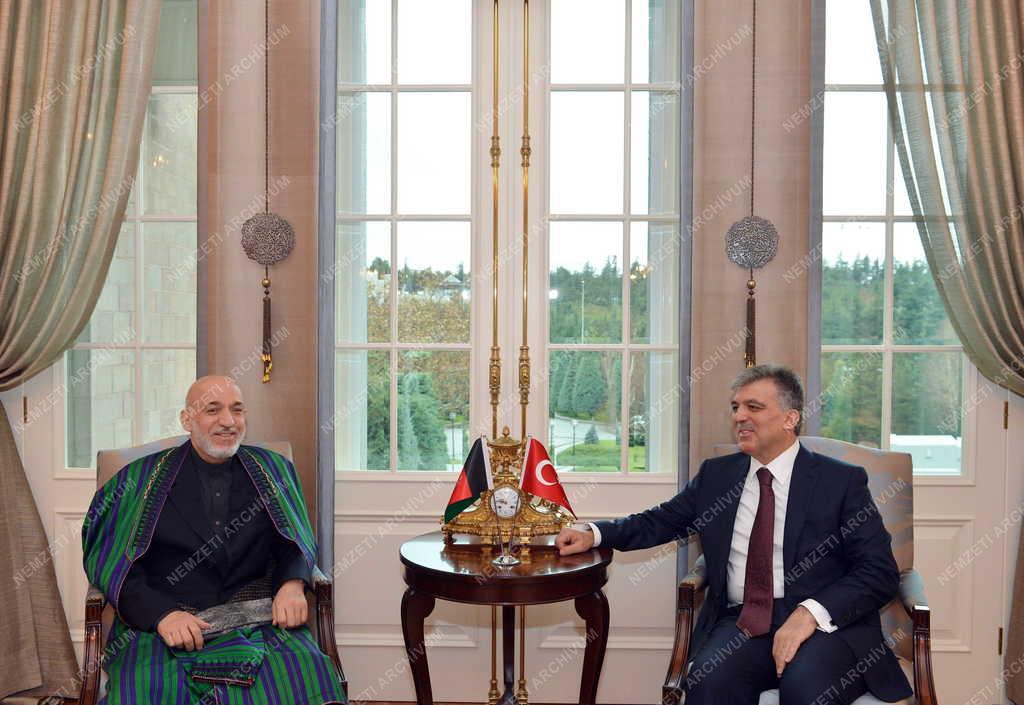 Hamid Karzai Törökországban