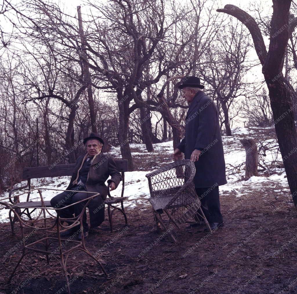 Kultúra - Film - A téglafal mögött c. tv film forgatása