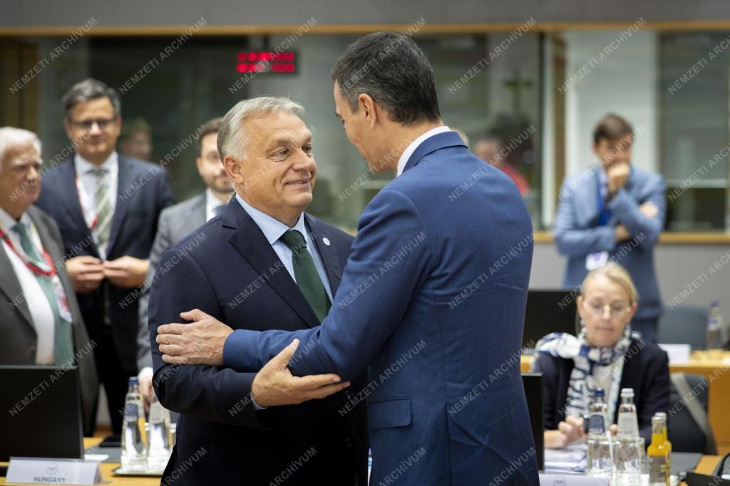 Orbán Viktor Brüsszelben 