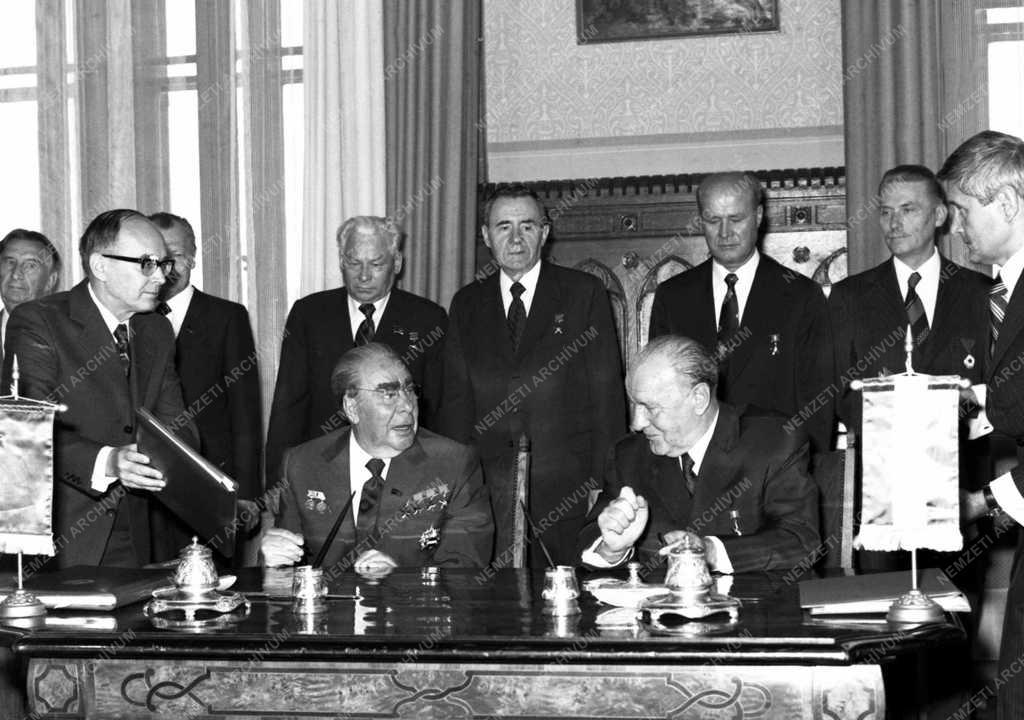 Protokoll - Leonyid Brezsnyev Magyarországon