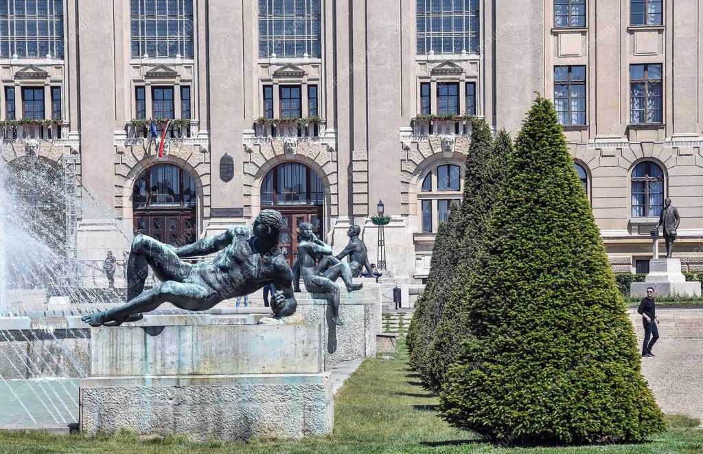 Városkép - Debrecen - Az egyetem francia parkja 