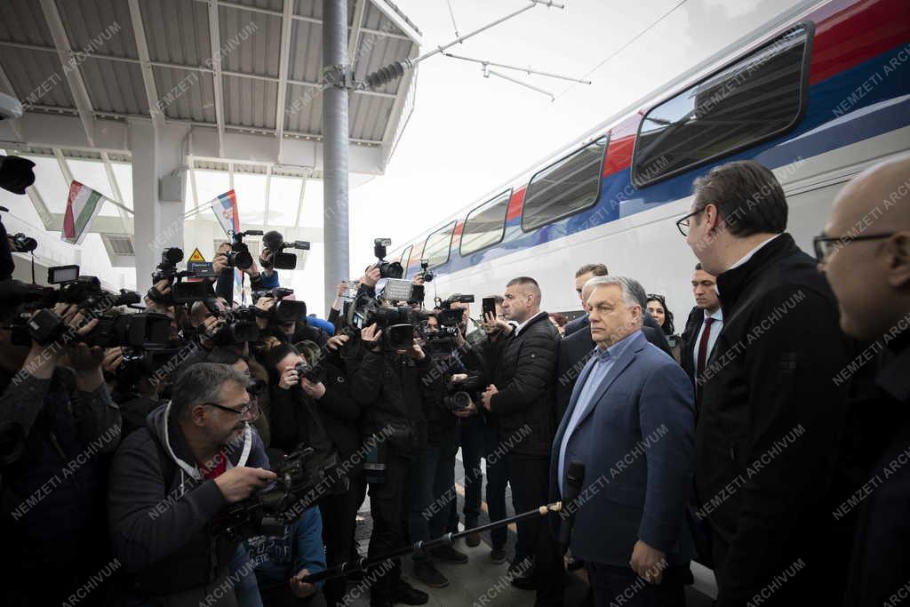 Orbán Viktor Szerbiában