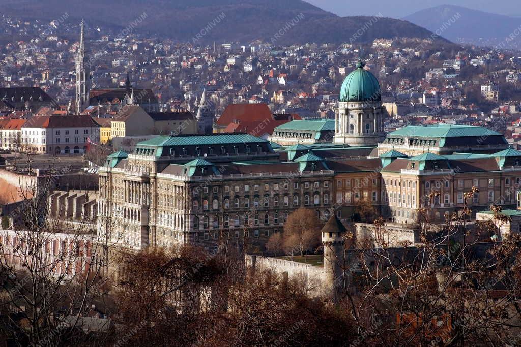 Városkép - Budapest -  A Budai Vár részlete