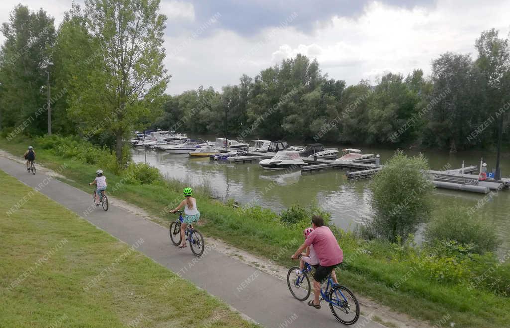 Vízi közlekedés  - Sződliget - A Wiking Yacht Club kikötője