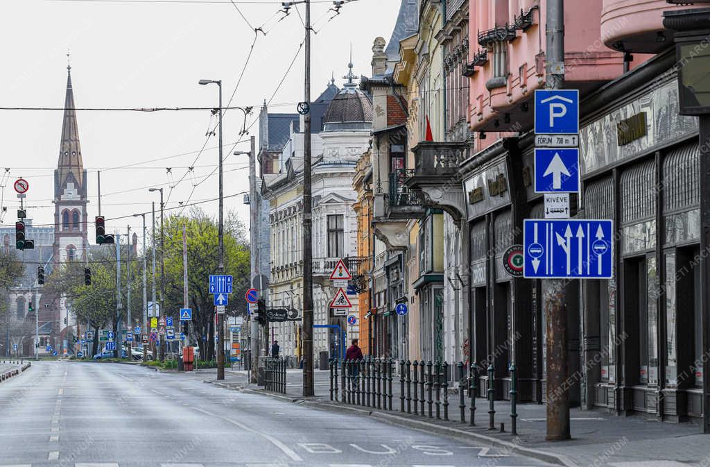 Világjárvány - Debrecen - Kijárási korlátozás