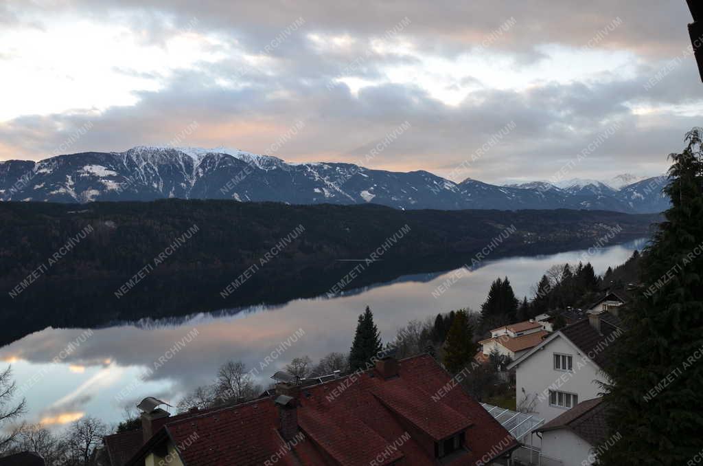 Tájkép - Millstatti-tó (Millstättersee) Ausztriában