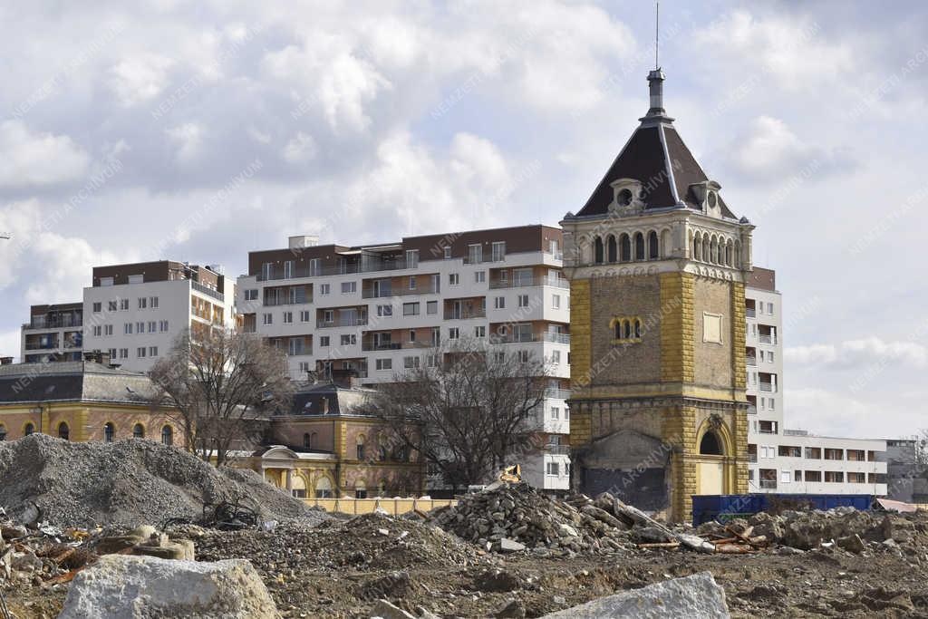 Városkép - Budapest - A régi Közvágóhíd területe