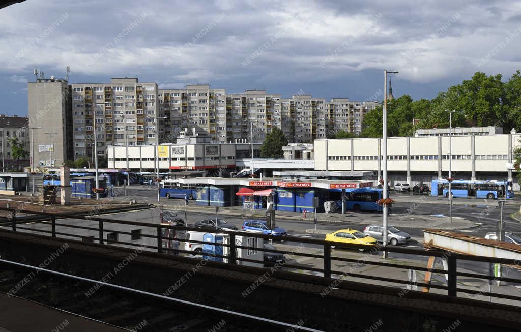 Közlekedés - Budapest - Liget téri Autóbusz végállomás