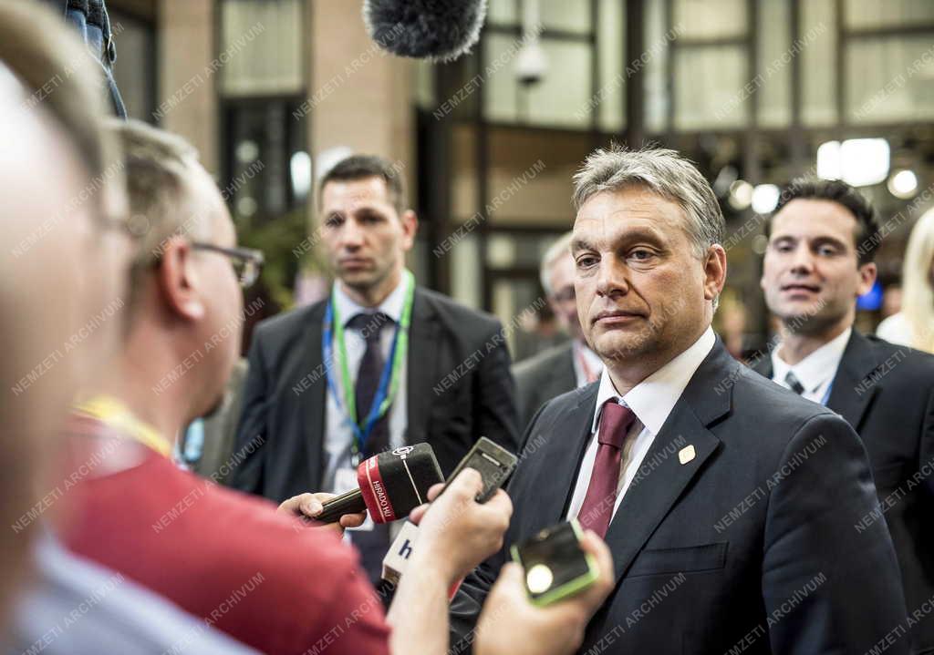 EU-csúcs - Orbán Viktor