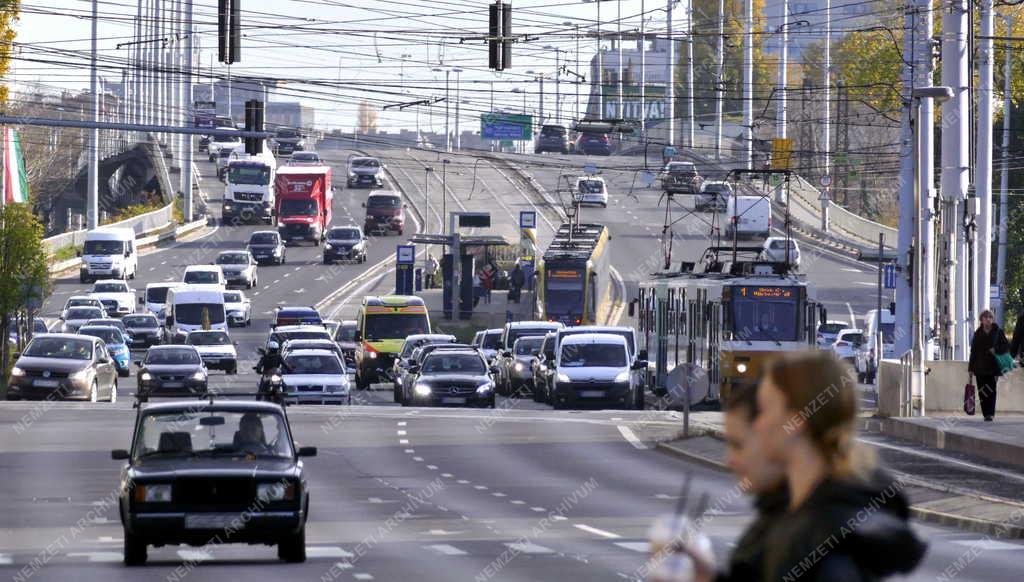 Közlekedés - Budapest - Kacsóh Pongrác úti felüljáró