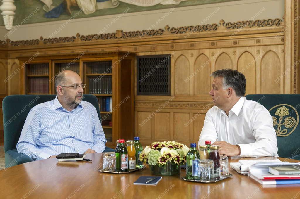 Orbán Viktor miniszterelnök Kelemen Hunorral tárgyalt 