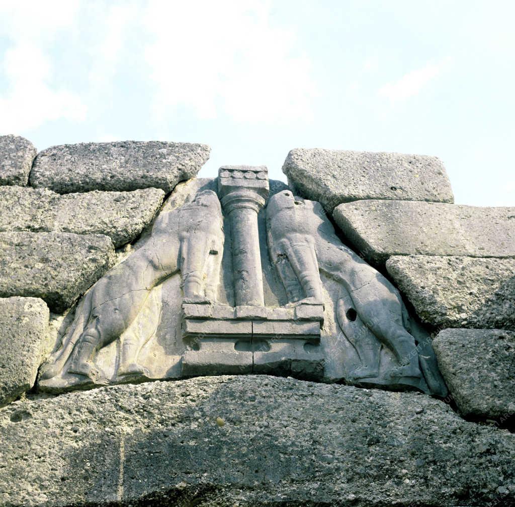 Turizmus - Mükéné - Oroszlános kapu