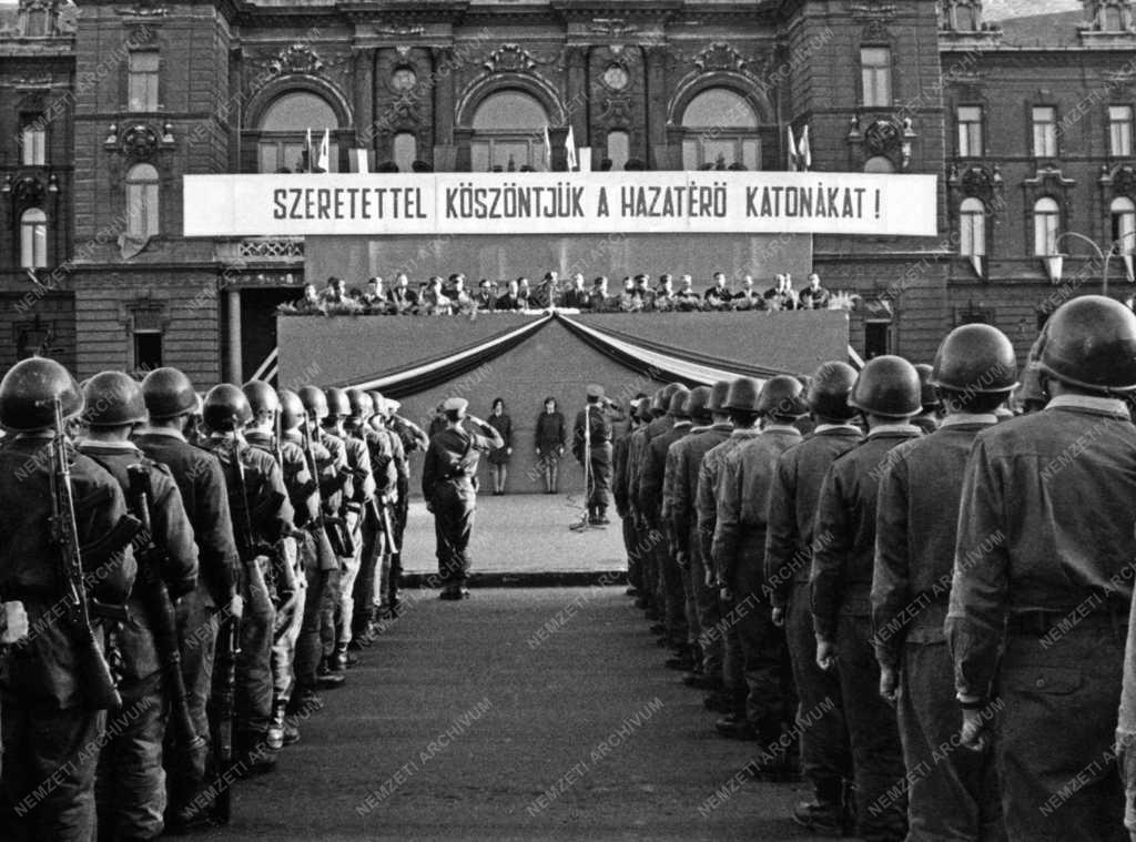 Prágai Tavasz 1968 - Magyar egységek hazatérése