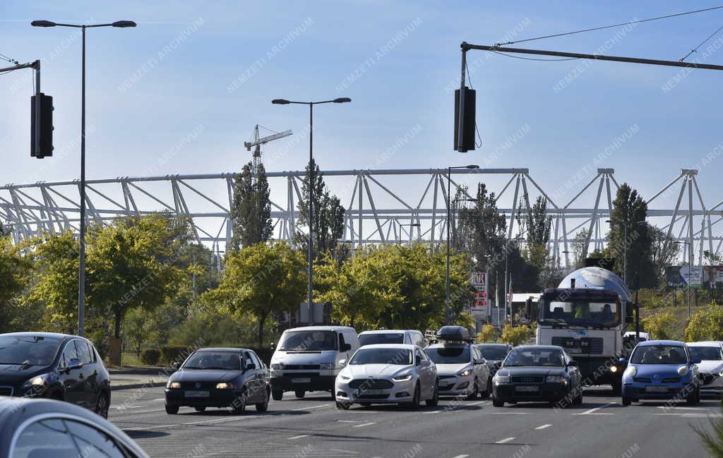 Településfejlesztés - Épül a budapesti Nemzeti Atlétikai Stadion