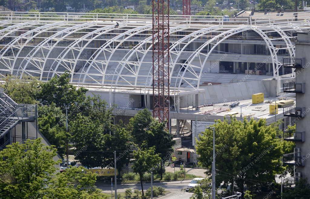 Építkezés - Budapest - Épül az MTK új stadionja