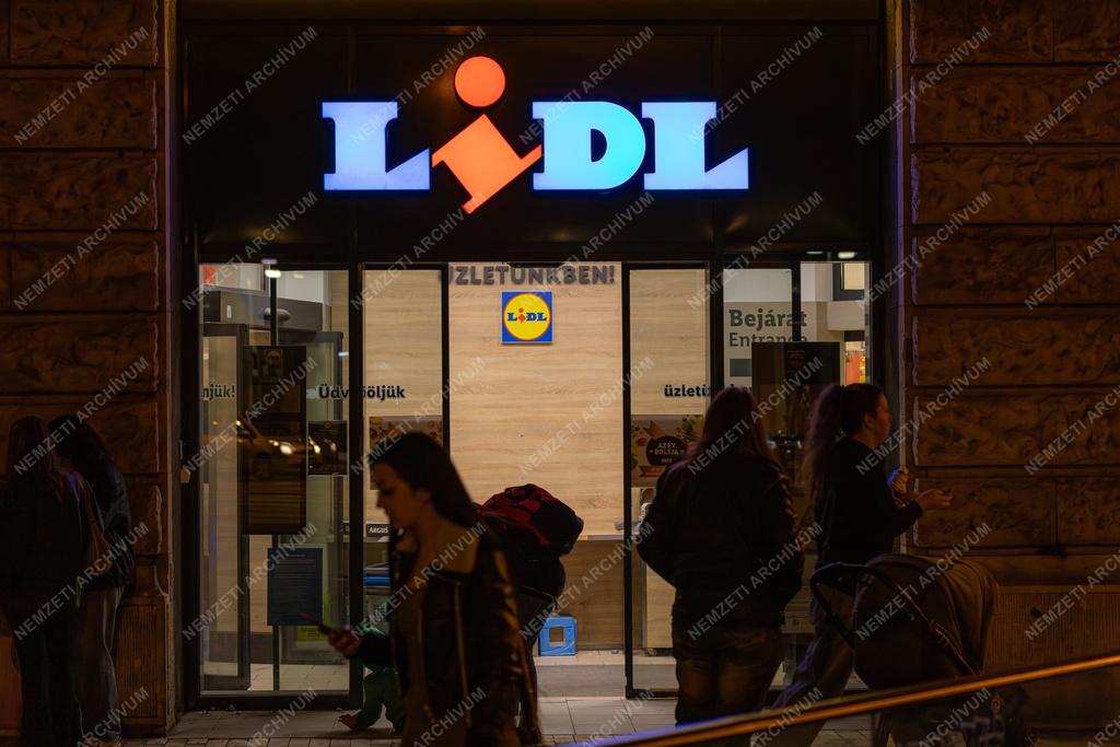 Kereskedelem - Budapest - Lidl áruház