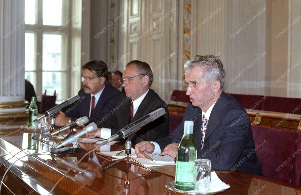 Külpolitika - Grósz Károly és Ceausescu találkozója Aradon