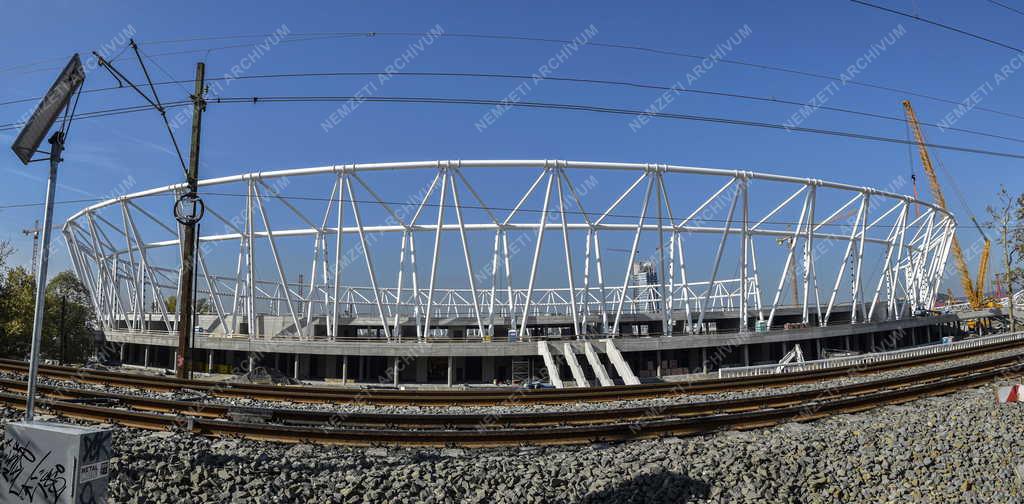 Településfejlesztés - Épül a budapesti Nemzeti Atlétikai Stadion