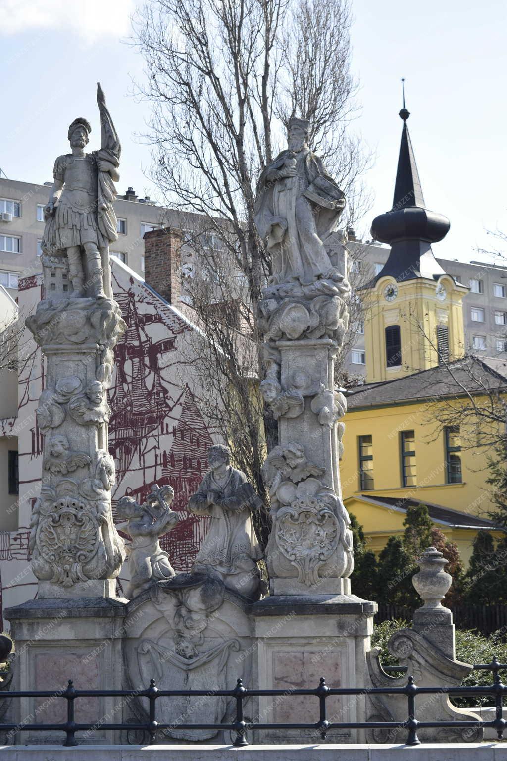 Városkép - Budapest - Szent Flórián-szoborcsopor Óbudán