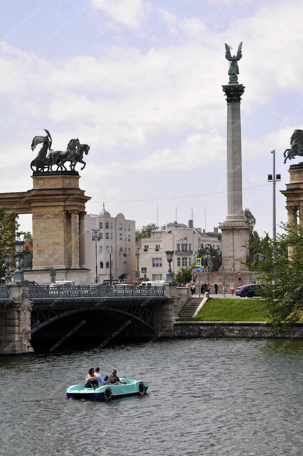 Városkép - Budapest - Városligeti tó