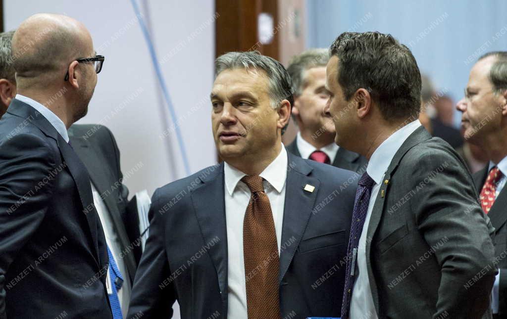 Orbán Viktor Brüsszelben