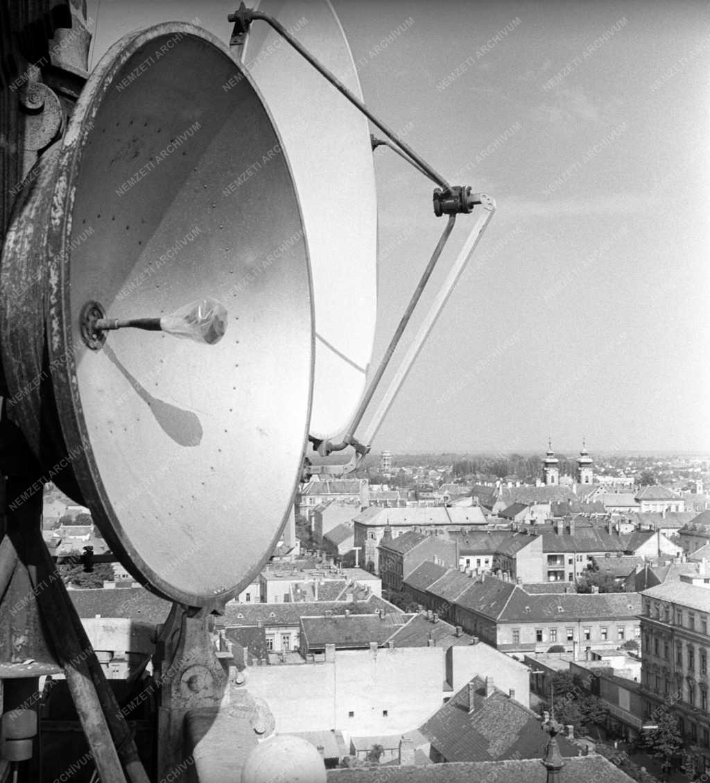 Városkép-életkép - Győri panoráma parabolatükörrel