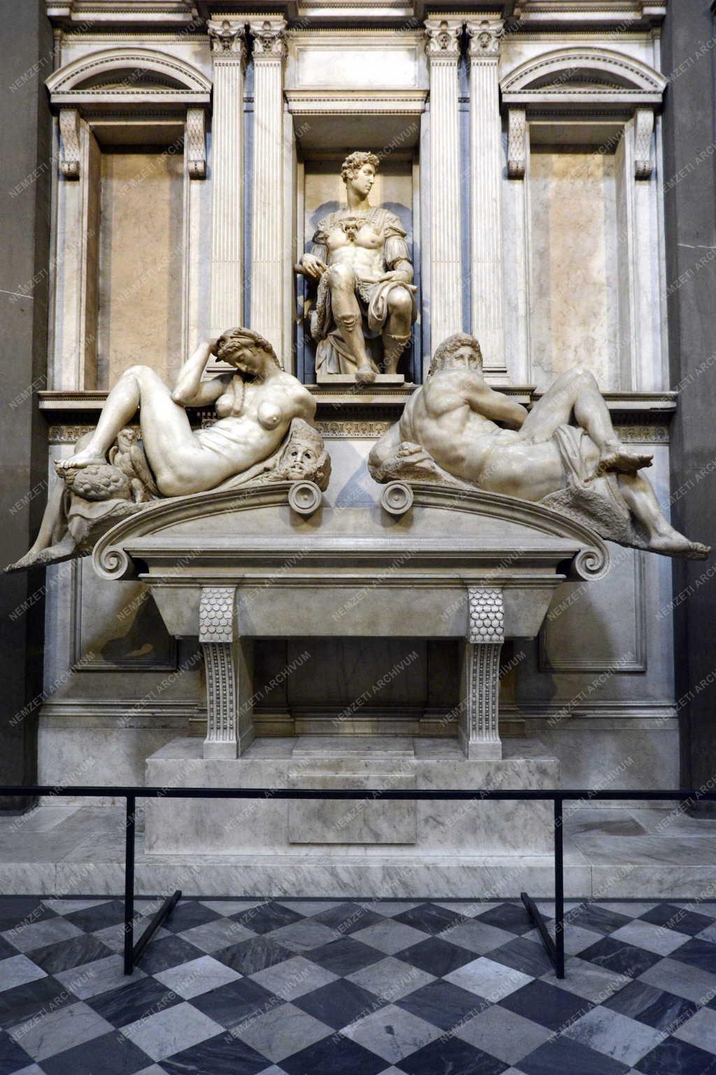 Műalkotás - Firenze - Giuliano de' Medici sírja